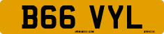 License plate of the United Kingdom, 1983 year system