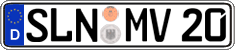 German license plate, Regular plates