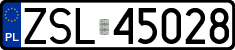 License plates of Poland, Regular car plates