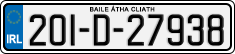 License plate of Ireland, Regular plates
