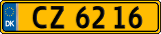 License plate of Denmark, Commercial vehicles