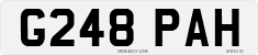 License plate of the United Kingdom, 1983 year system