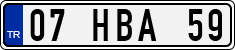 License plate of Turkey, Regular plates