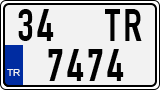 License plate of Turkey, Regular plates