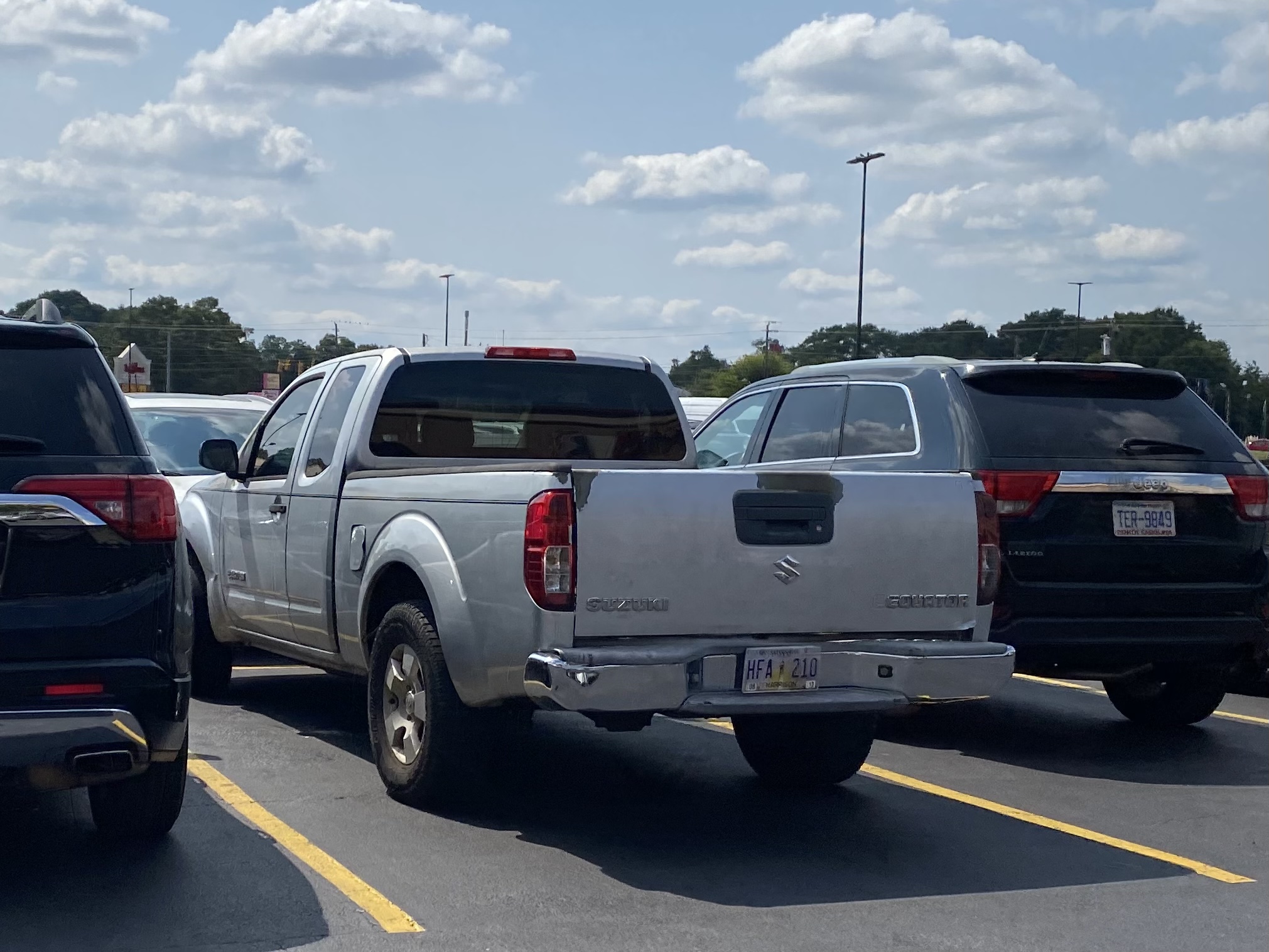 "HFA 210" photos License plate without vehicle. USA