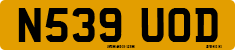 License plate of the United Kingdom, 1983 year system