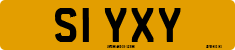 License plate of the United Kingdom, 1983 year system