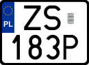 License plates of Poland, Special vehicles and motorcycles