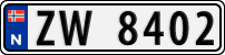 License plate of Norway, Trailers, motorcycles, special vehicles