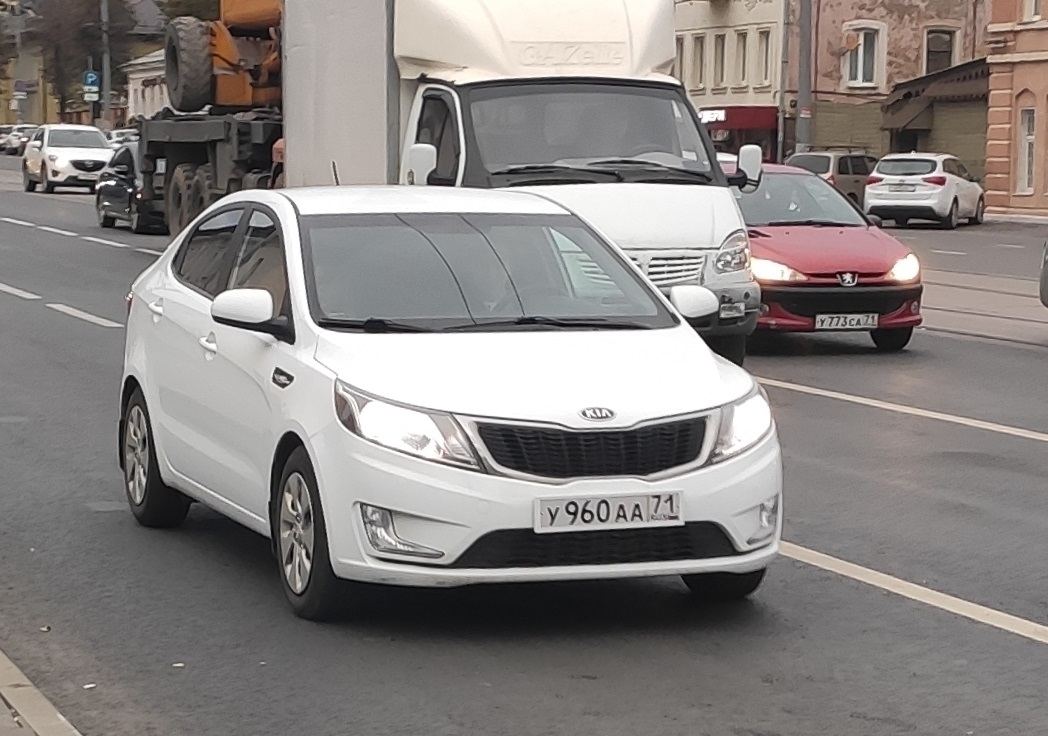 у 960 аа 71, Kia Rio 