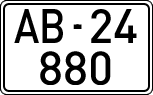 License plates of Spain, 1900 year series