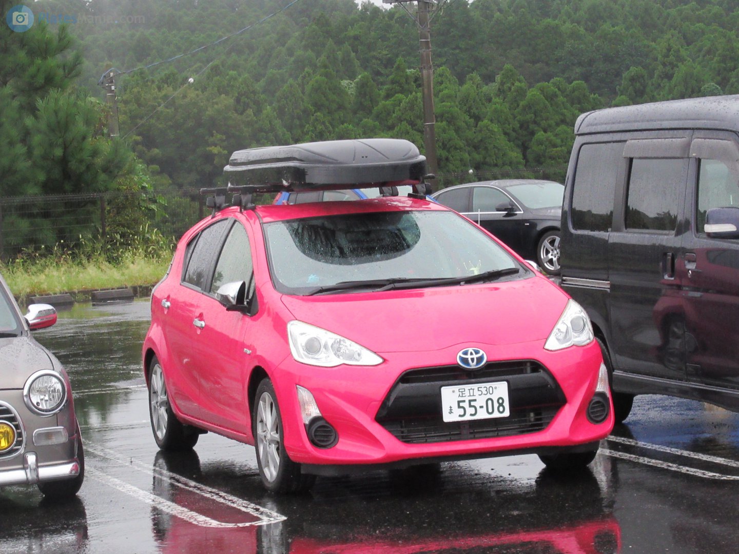 足立 530 ま 5508, Toyota Aqua 1st gen (NHP10), 1st facelift, 2014–2017