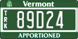 Vermont, Apportioned (12A34)