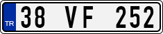 License plate of Turkey, Regular plates