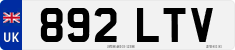 License plate of the United Kingdom, 1932 year system