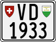 License plate of Switzerland, Motorcycles