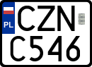 License plates of Poland, Regular car plates