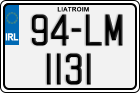 License plate of Ireland, Regular plates