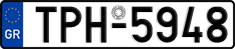 License plate of Greece, Cars