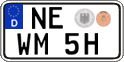 German license plate, Plates for oldtimers (type 