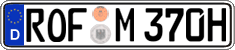 German license plate, Plates for oldtimers (type 