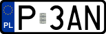 License plates of Poland, Regular car plates