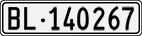 License plate of Switzerland, Cars