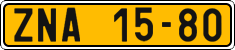 License plate of the Czech Republic, Commercial vehicles (1960)
