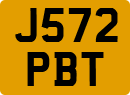 License plate of the United Kingdom, 1983 year system