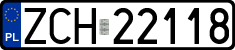 License plates of Poland, Regular car plates