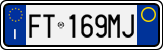 License plate of Italy, Cars (1994 year series)