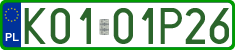 License plates of Poland, Professional plates