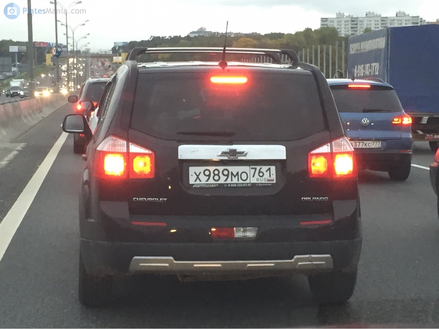 х 989 мо 761, Chevrolet Orlando 1st gen (J309), 2011–2018