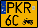 License plates of Poland, Oldtimers