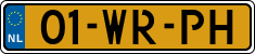 License plate of the Netherlands, Trailers
