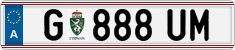 License plate of Austria, Regular plates