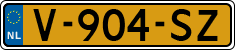 License plate of the Netherlands, Light Commercial Vehicles (1994 system)