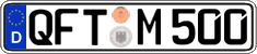 German license plate, Regular plates