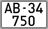 License plates of Spain, 1900 year series