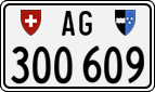 License plate of Switzerland, Cars