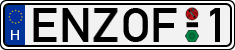 license plates of Hungary, Vanity Plates (1990)