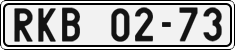 License plate of the Czech Republic, Cars (1960)