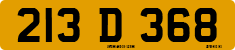 License plate of the United Kingdom, Diplomatic