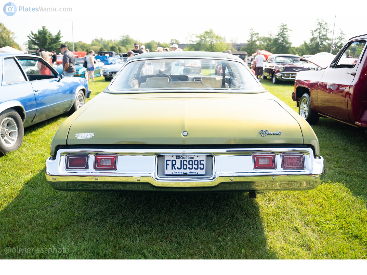 FRJ6995, Chevrolet Biscayne 4th gen 1973 4-door Sedan (69; B-body), 2nd facelift, 1972–1973