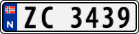 License plate of Norway, Trailers, motorcycles, special vehicles