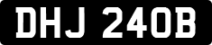 License plate of the United Kingdom, 1963 year system