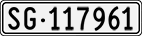 License plate of Switzerland, Cars