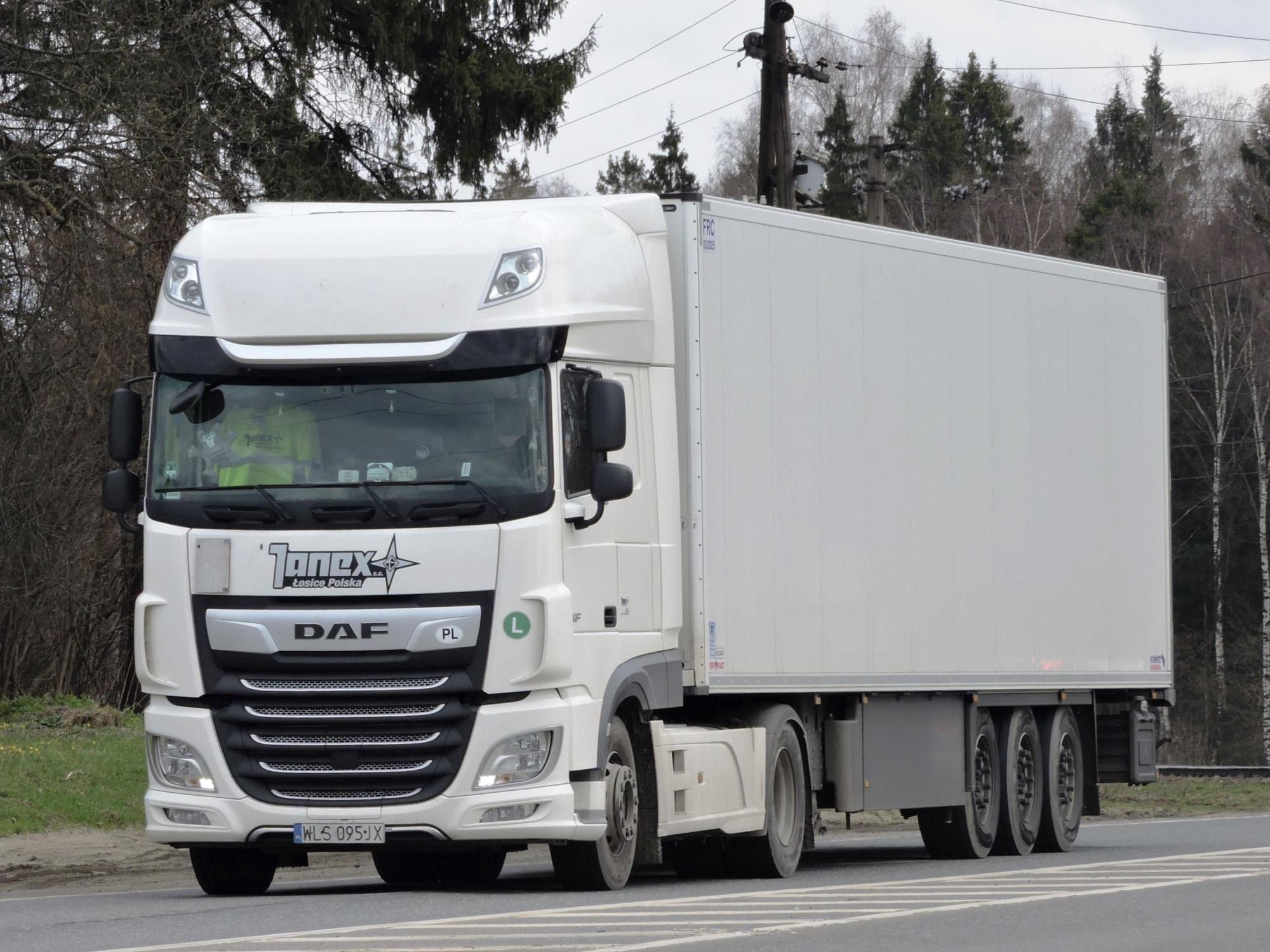 WLS 095JX, DAF XF 4th gen, facelift, 2017–