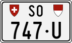 License plate of Switzerland, Dealer (with 