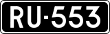 License plate of Finland, Oldtimers